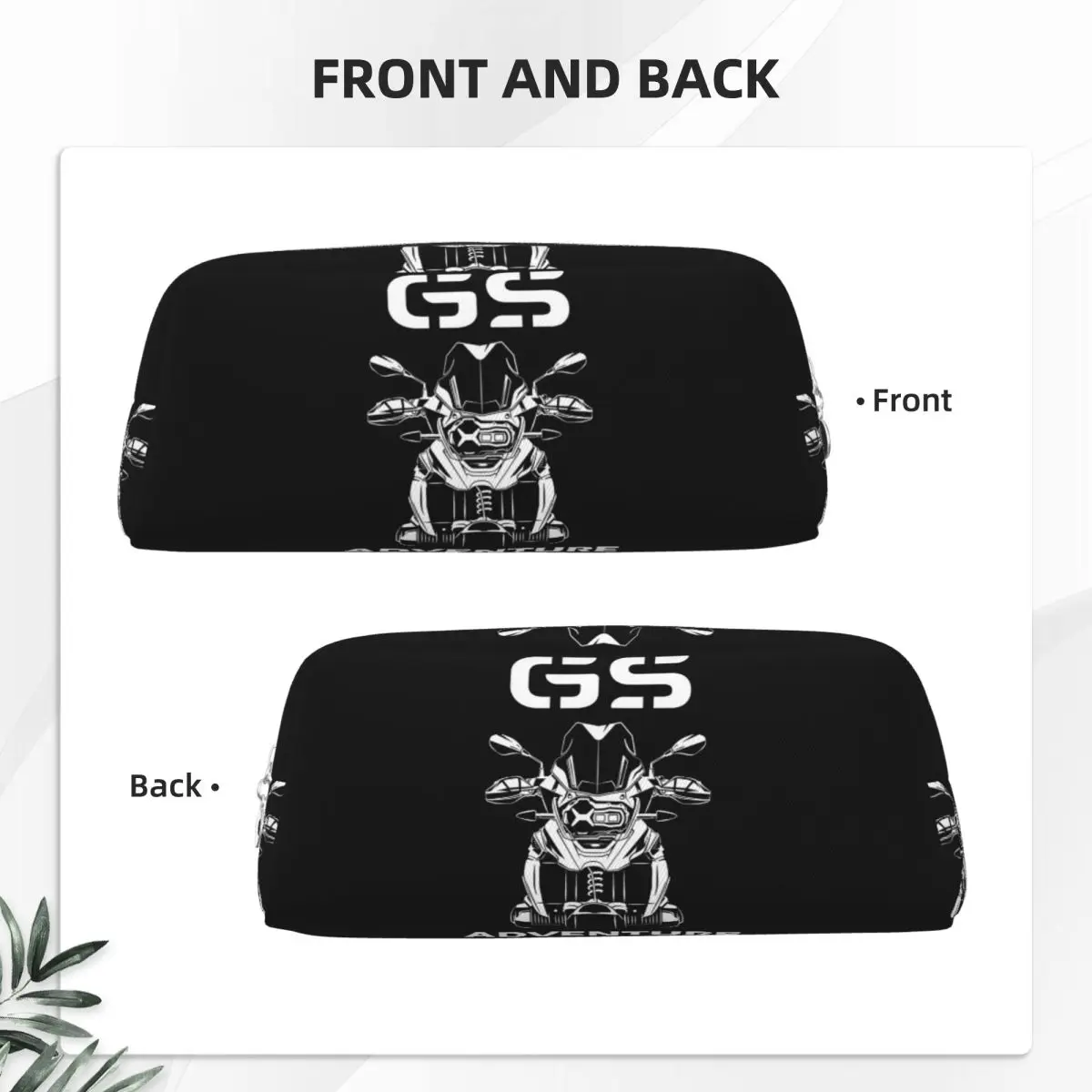 GS Adventure Motorbike 1250 Motorcycle Off Road Rider Pencil Cases for Students Gifts Pen Box Pencil Bag Pencil Pouch Pen Holder
