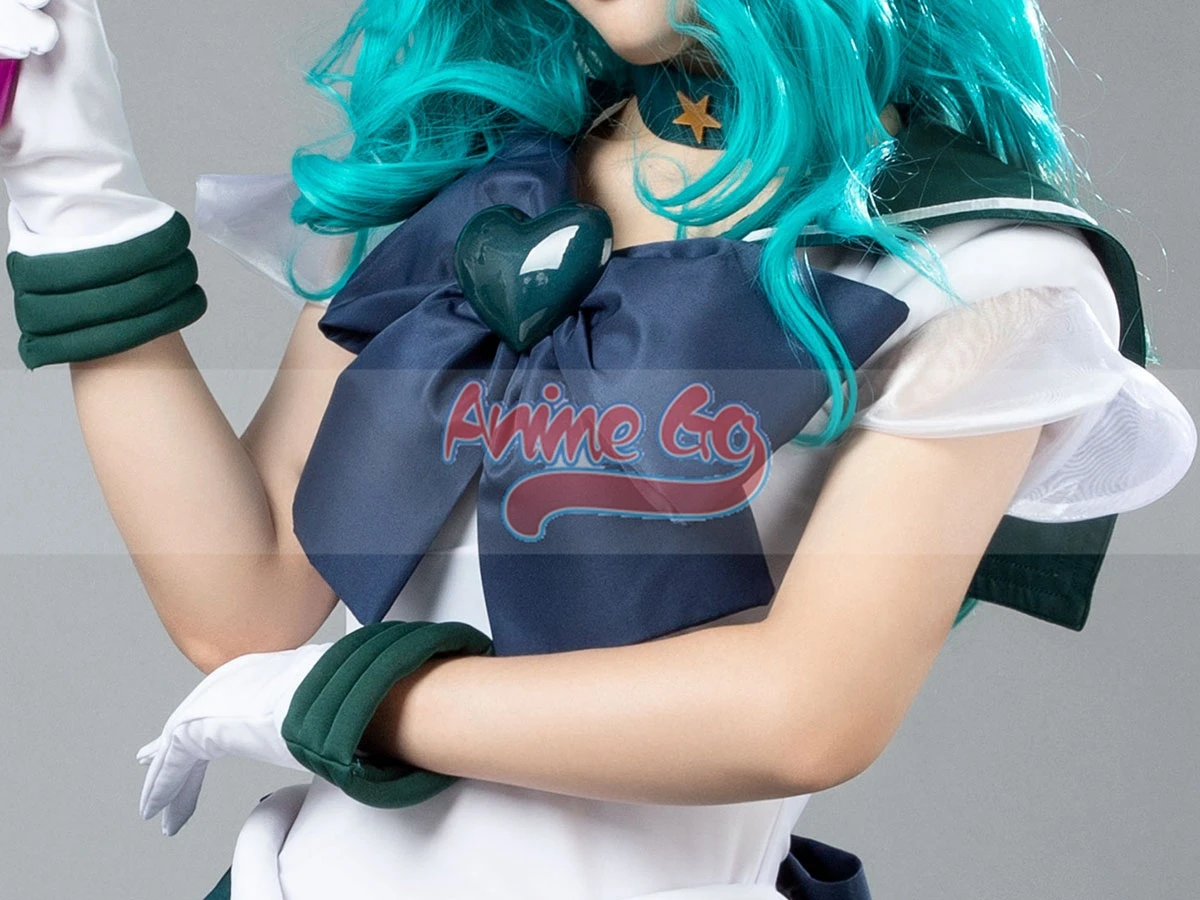 Anime Sailor Super S Film Sailor Neptune Michiru Kaioh Michell Cosplay Costume mp001404