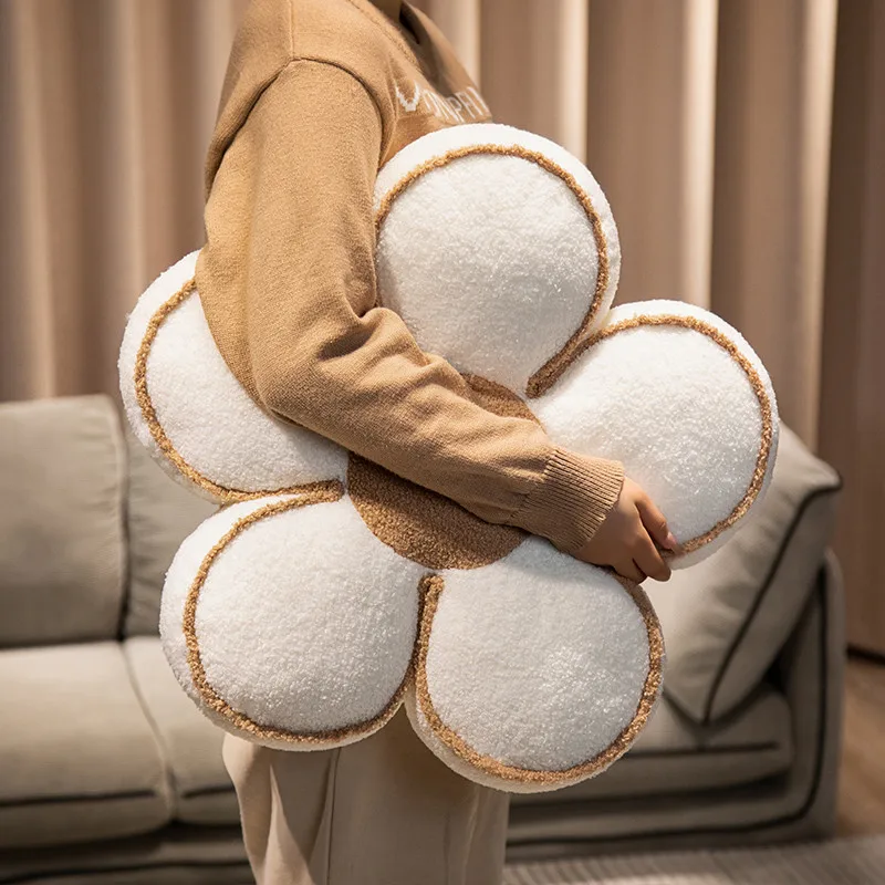 40/50cm Flower Seat Cushion 5-petal Stuffed Plush Plant Pillow Decorative Floor Chair Sofa Party Prop Ladies Gift