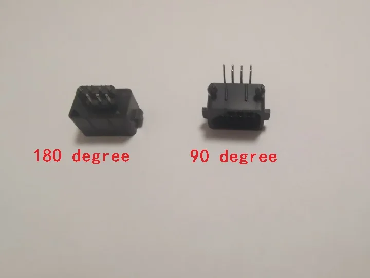 Replacement Parts 90/180 Degree 7 Pin Connector Female for NES Console Socket