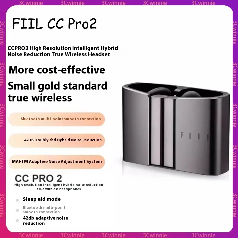 Fiil Cc Pro2 Wireless Earbuds Noise Cancelling Long Endurance Headphones Custom Sound Comfortable Earphones For Outdoors Gifts