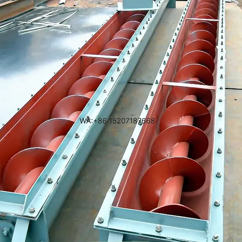 Wmwmnu for  U500 Shaftless Pedestal Screw Conveyor Grain Mineral Ore Handling U Shaped Design China Hubei Service