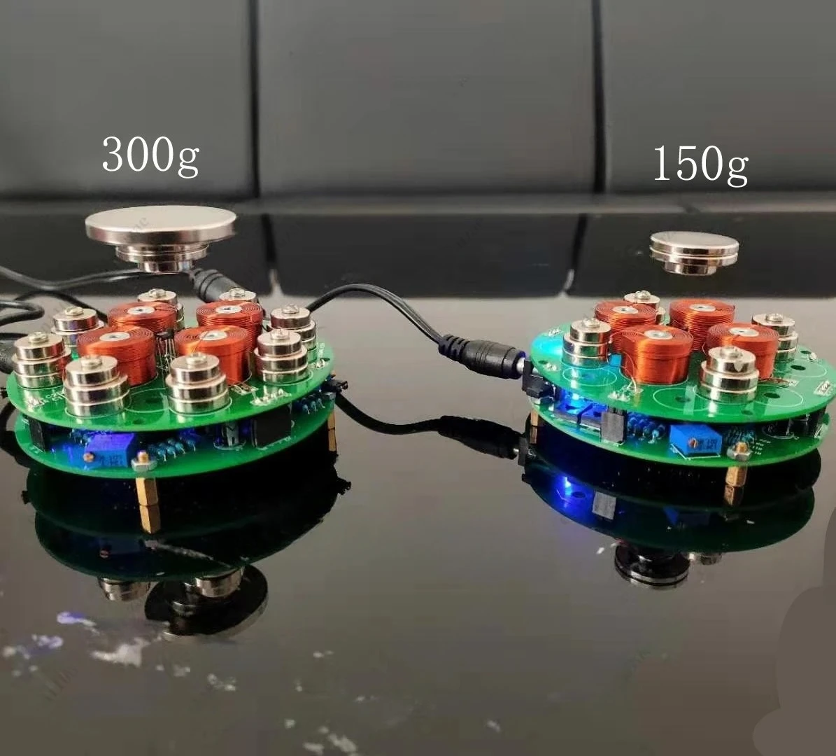 Push Down Magnetic Levitation Kit DIY Suspension Electronic Production Learning, Simulation of Loose Parts and Finished Products