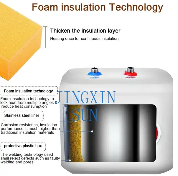 Sink Under 10 Liters 15L 30L Square Kitchen Water Geyser Low Price Bathroom Shower Kitchen Electric Mini Water Tank Water Heater