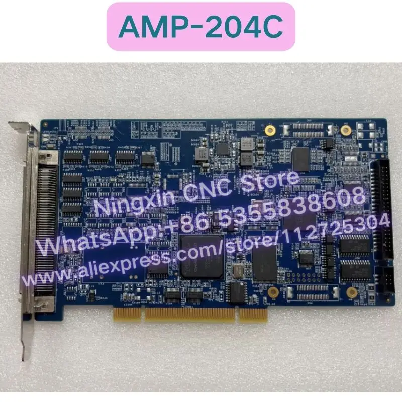 Second-hand AMP-204C Industrial Control Card Functional test OK Fast delivery