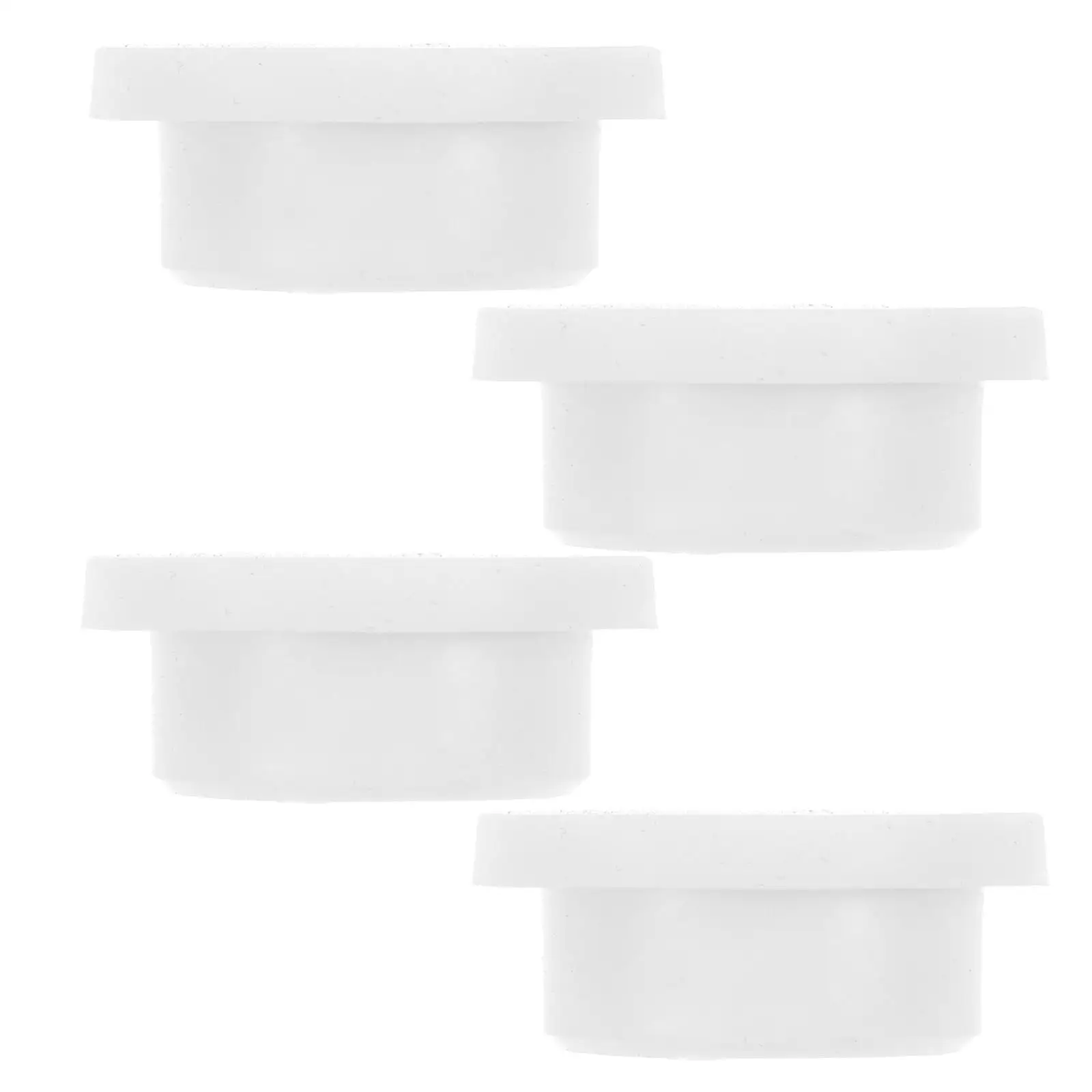 

4 Pcs Basin Overflow Hole Plug Bath Drain Cover Sink Plugs Rubber Ring White Easy Installation Long Lasting Reliable Versatile
