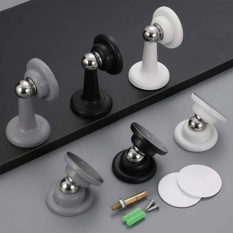 Door Stopper Without Drilling Holes Strong Magnetic Suction Silent Suction Anti-Collision Wall Suction And Blocking Door Device
