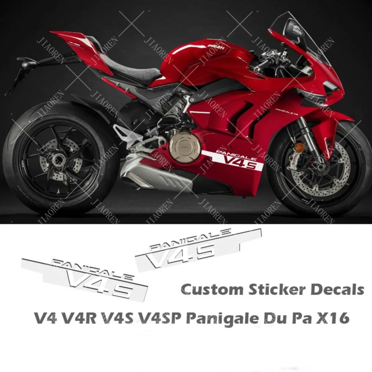 For Ducati V4s Sticker Motorcycle Decals Logo Panigale V4 V4s V4sp