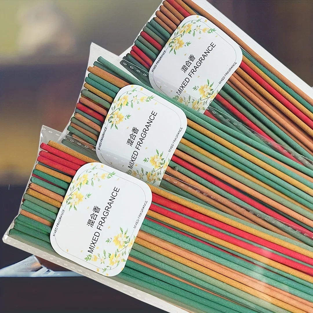 60 Premium-Aromatherapie-Sticks-Set – 6 Düfte für Yoga, Meditation, Entspannung und Schlafhilfe – perfekte Auswahl für – Detail 3