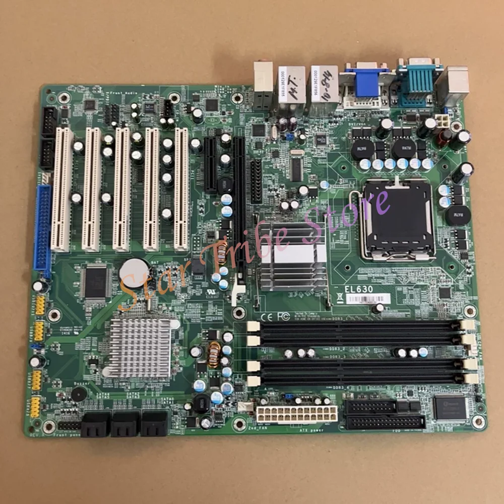 EL630 Motherboard EL630-NR Dual Network Card Industrial Control Computer Board LGA775