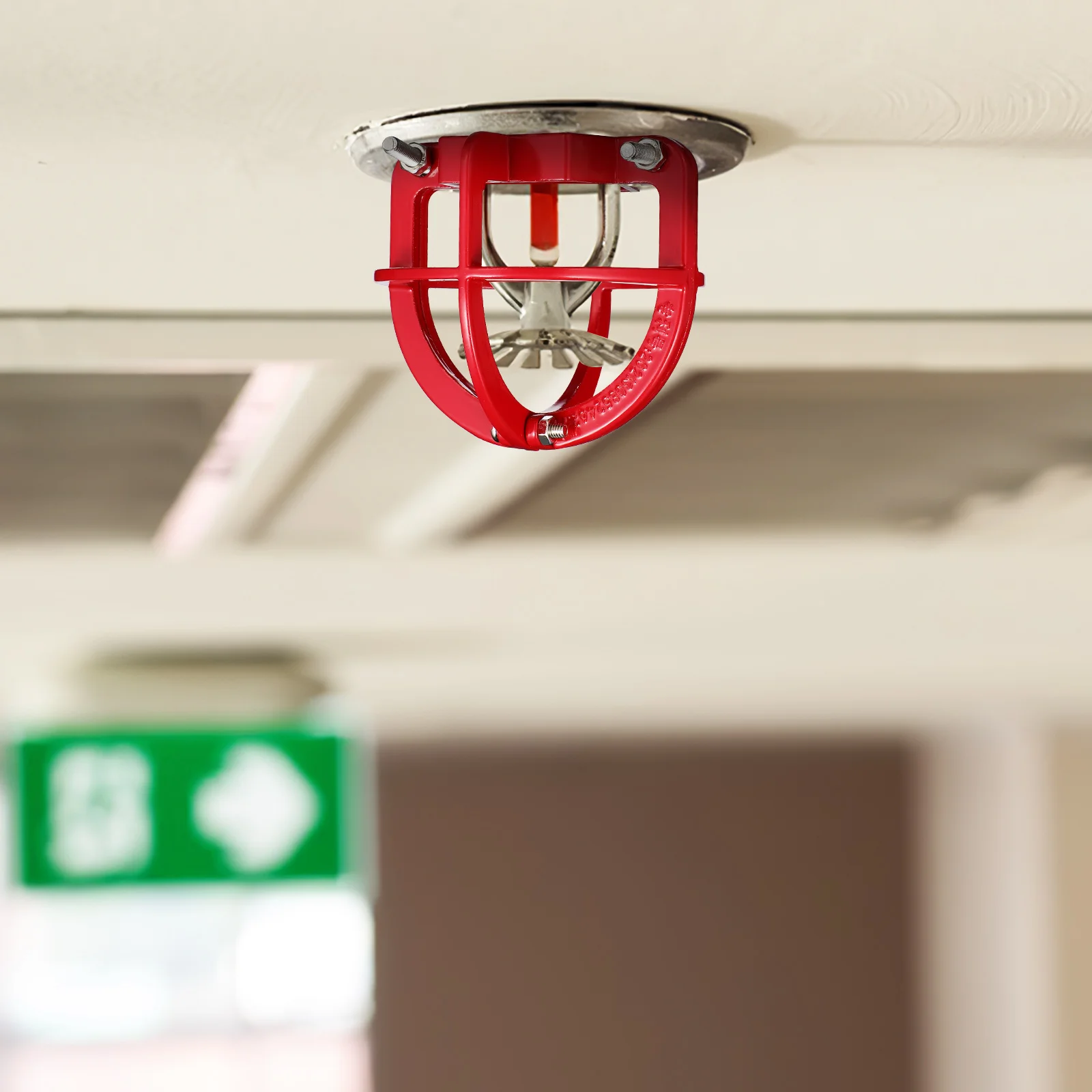 

Fire Cover Metal Sprinkler Protection Cage Easy Install Sprinkler Head Protector Ceiling Mount Residential