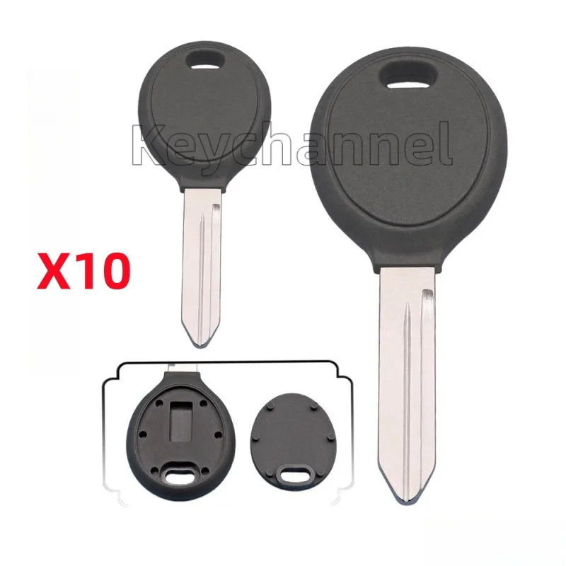 10pcs/lot Car Key Shell Transponder Key CY24 Blade Key Spare Chip Key for Dodge RAM Nitro Chrysler Jeep Compass Patriot Grand