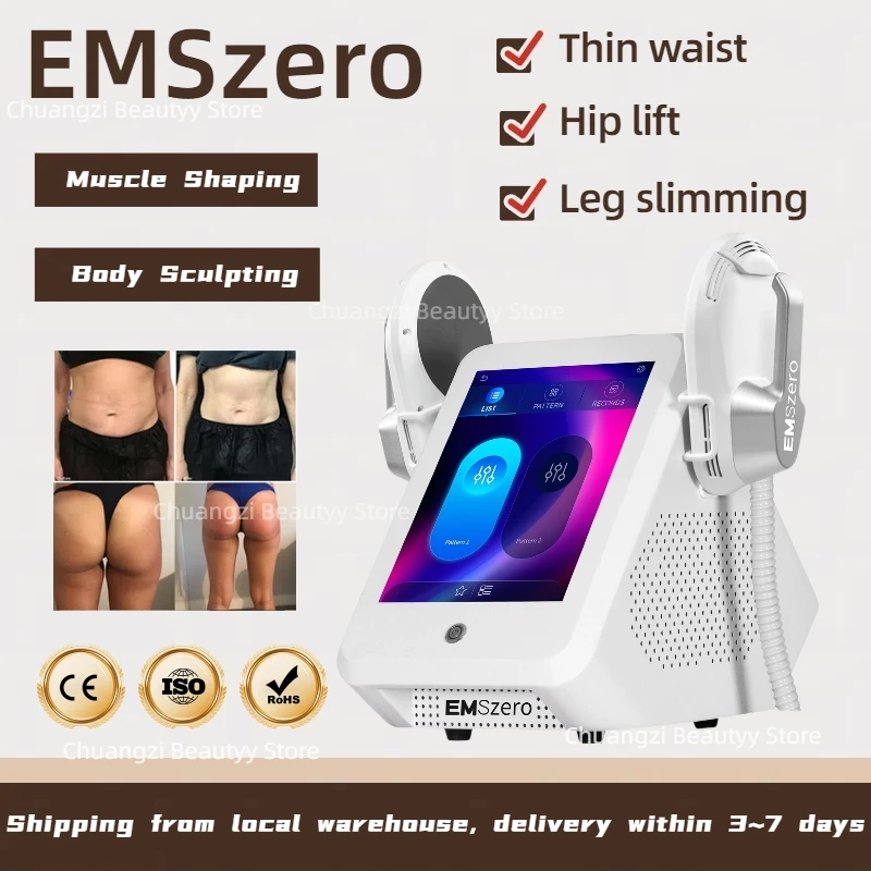 

New Portable DLS-EMSLIM 4 Handles EMSzero Muscle Stimulation Weight Lose Fat Body Shaping Beauty Instrument Sculpt For Salon