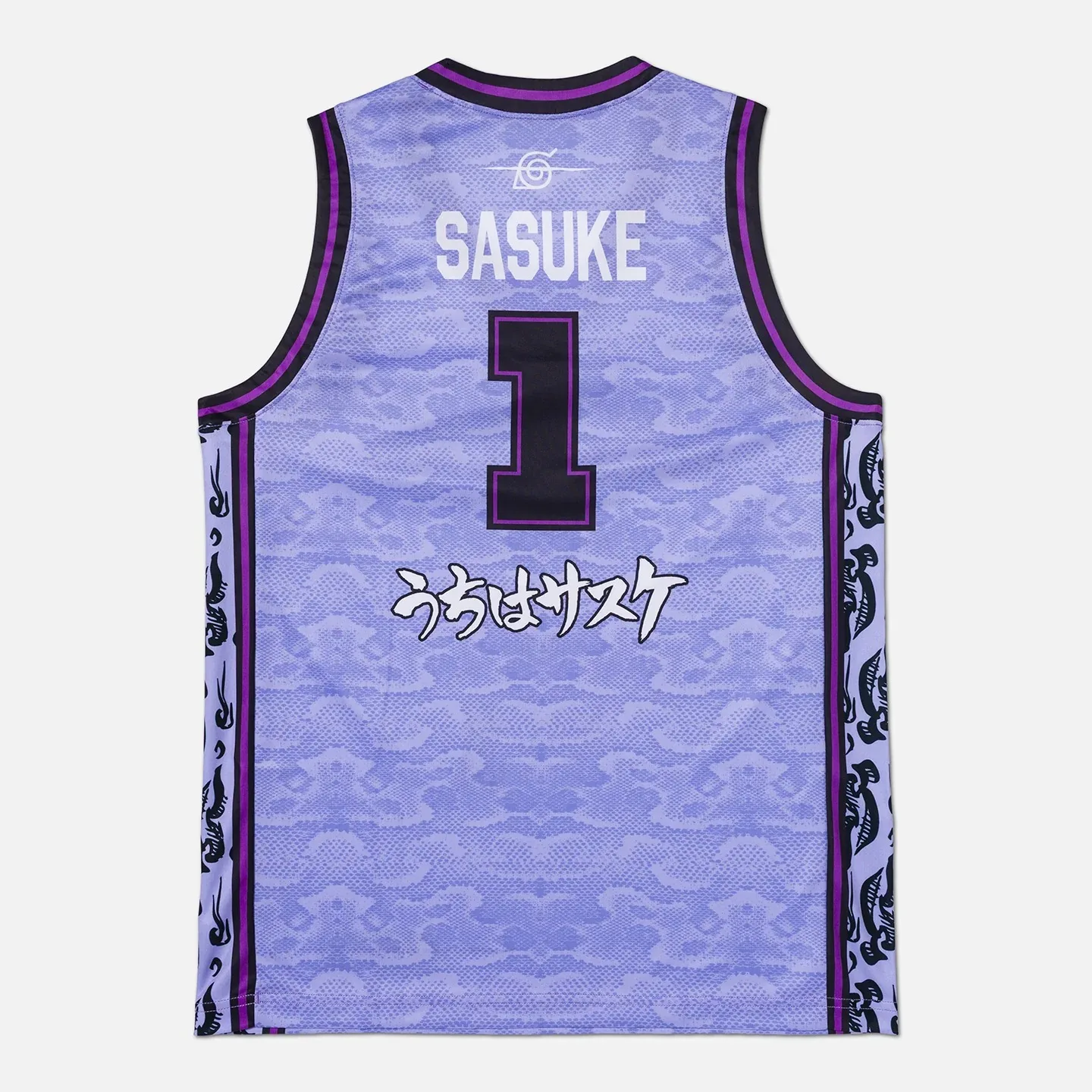 Naruto Uchiha Sasuke Susanoo #1 Basketball Jersey Adult Kids Athleisure Vest Family Summer Breathable Quick-drying Gym Tank Top