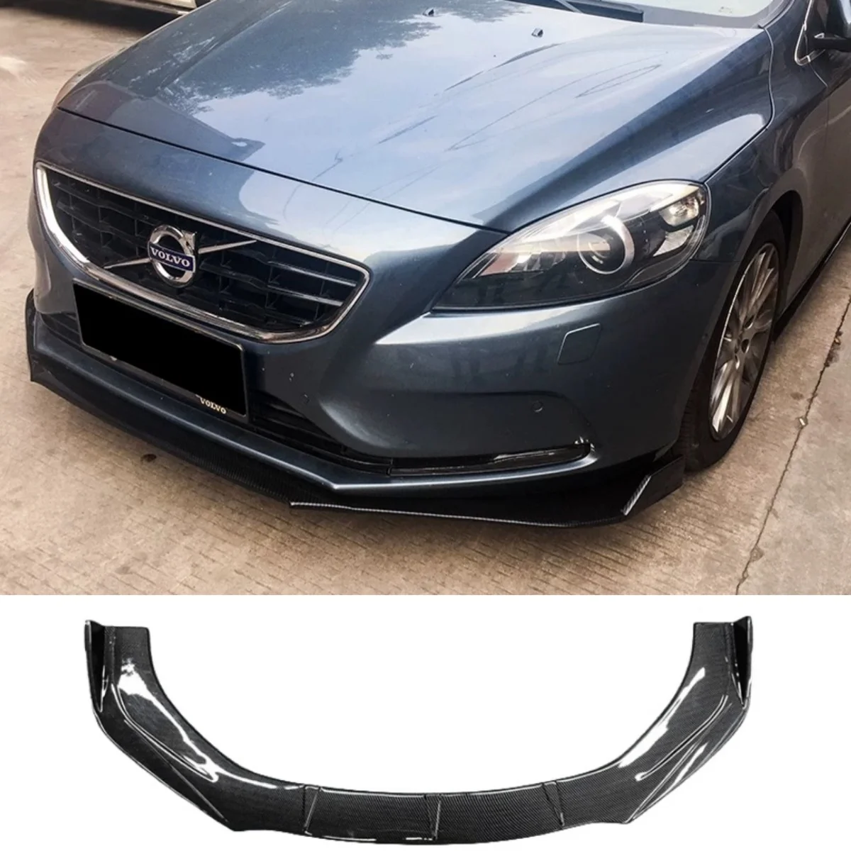 

Для Volvo V40 Bodykit 2013-2019 передний бампер, сплиттер для губ, подбородка, спойлер, диффузор, защита автомобиля, карбоновый внешний аксессуар
