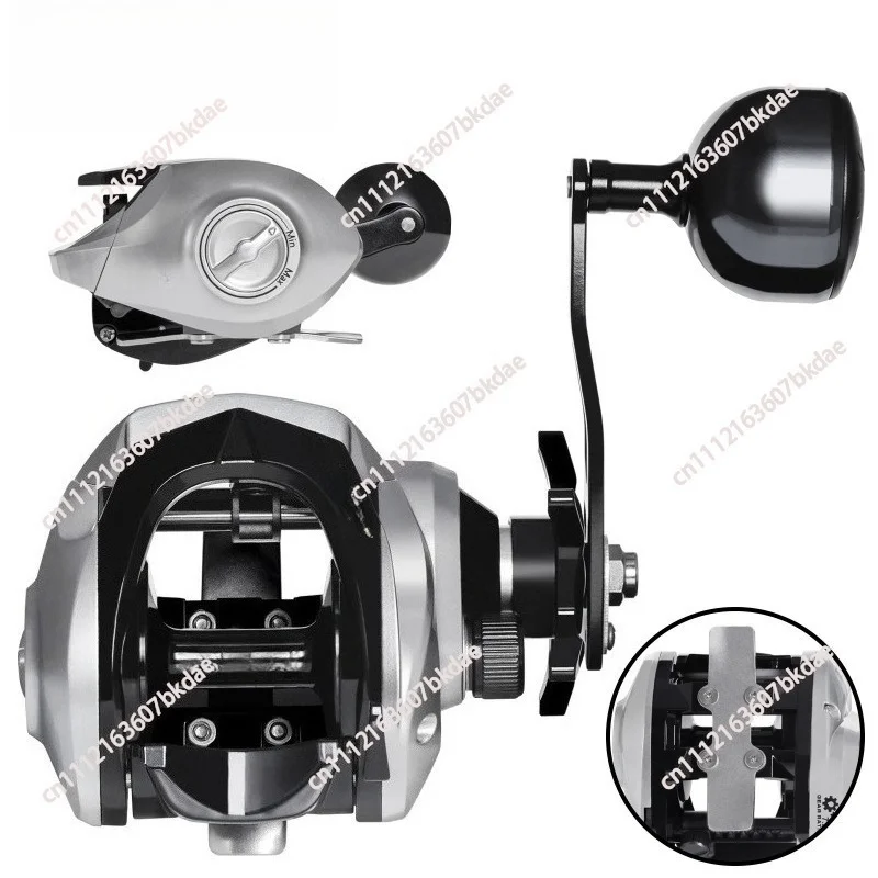 New wide-body oversized water drop wheel sea fishing black fish bass boat fishing fishing wheel