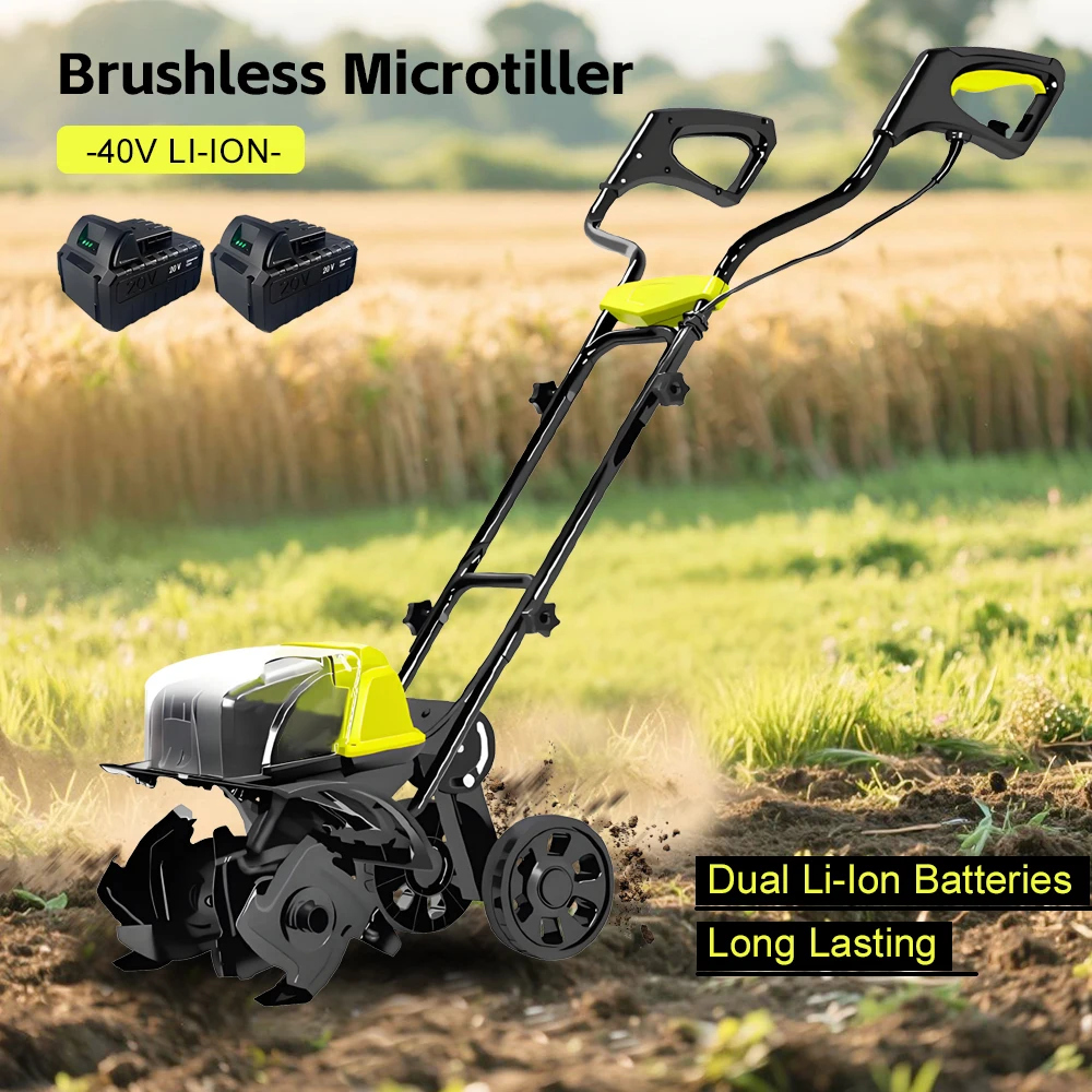 

Мини-роторная фреза 40 В, литиевая микропроцессорная машина, многофункциональная сельскохозяйственная фурдация, оранка, культивационная машина, токарная машина для почвы