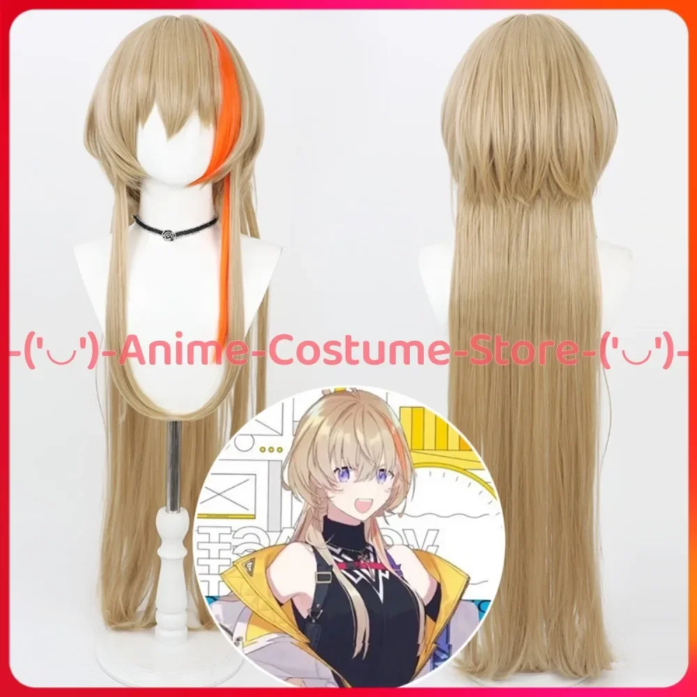 

NIJISANJI VTuber Fambi Kanato Длинные волосы Ver Косплей Парик Аниме Игровой персонаж Хэллоуин Карнавальный костюм для вечеринки Парики Синтетические волосы