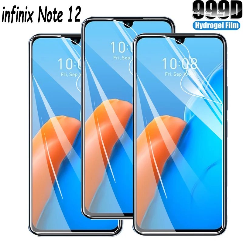 

infinix note 12 5g Hydrogel Film For infinix note 12 G96 vip Screen Protector infinix note12 Protective Film For infinixnote12 Clear Hidrogel infinix note 12 pro Accessories Not Glass