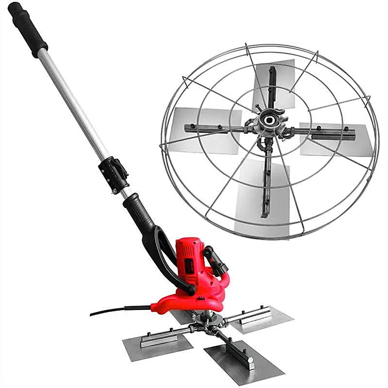 Portable Handheld Electric Plasterer For Smoothing And Sanding Cement Walls On Construction Sites.