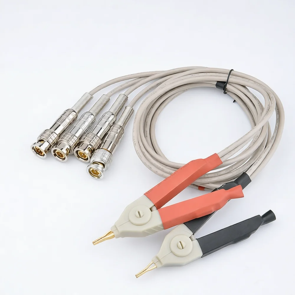 Enhanced Kelvin Testing Probe For LCR Meter SMD Patch Clamp Professional Electronic Component Resistance Meter