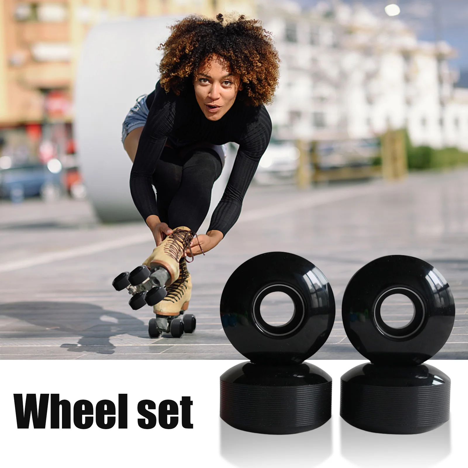 4PCS Skateboard Wheels 52mm 95A High Hardness Road Skate Pro Action Motion Wheels Drift Wheel Replacements For Street Par