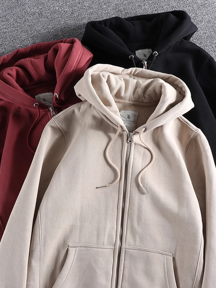 

New 2025 Men's Hoodie Casual Versatile Spring Autumn Zipper Design Standard Fit Long Sleeve Warmth Comfortable Regular Length