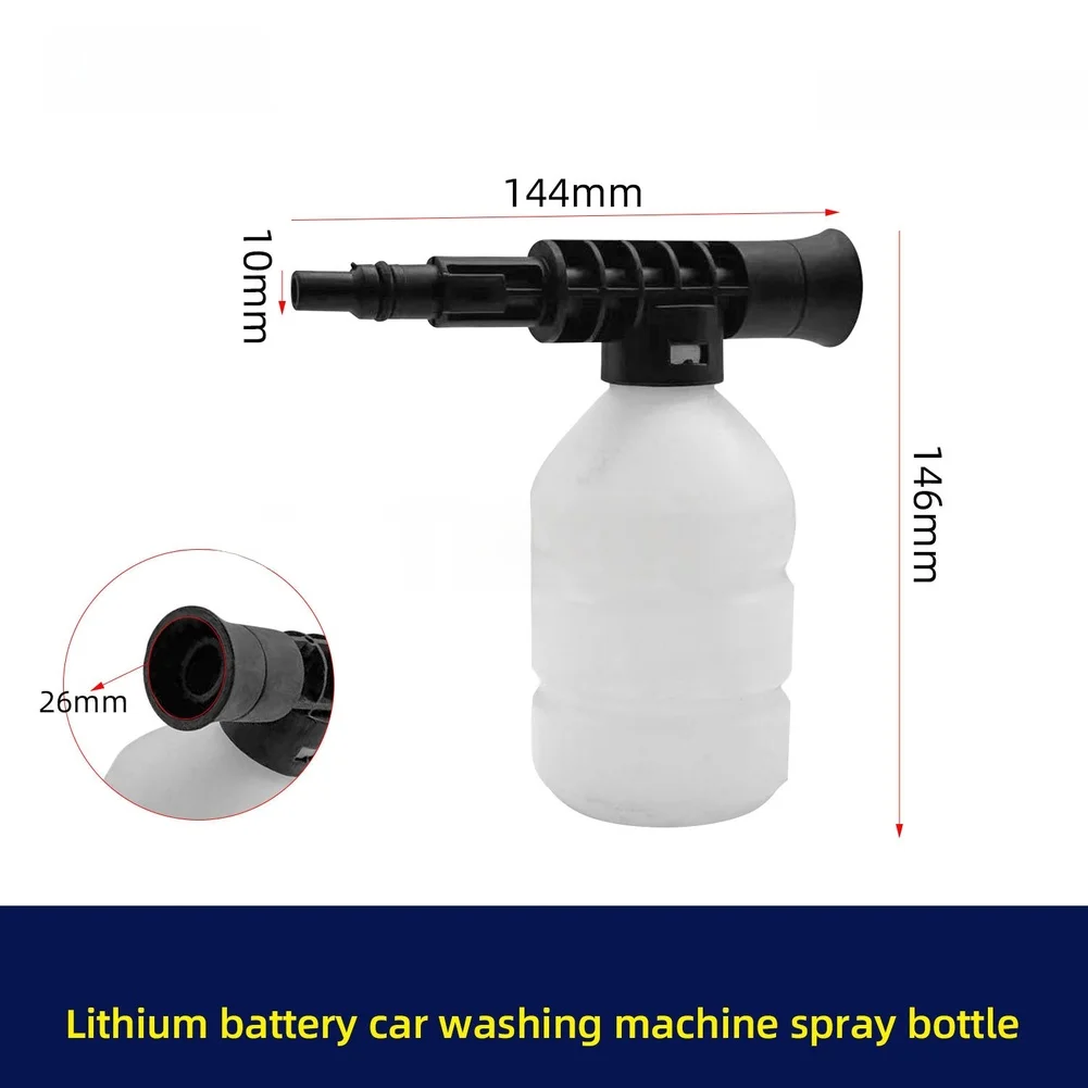 Foam Nozzle Foam Spray Bottle Lightweight Design Compact Storage Plastic Construction Foam Generation Easy Operation