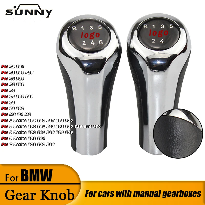 

For BMW E34 E36 E46 Glossy Shift Knob Gearshift Head Manual Shift Knob