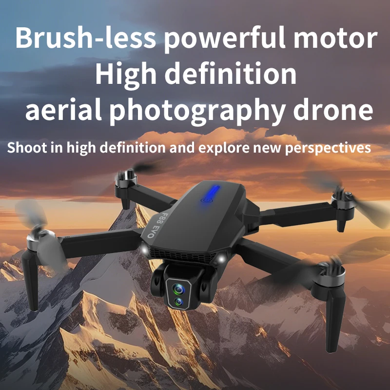 F88 Drone Brushless Motor Professional 2K HD With UAV Four-Rotor Helicopter Toys WiFi FPV Foldable Arms Children's toys Dron