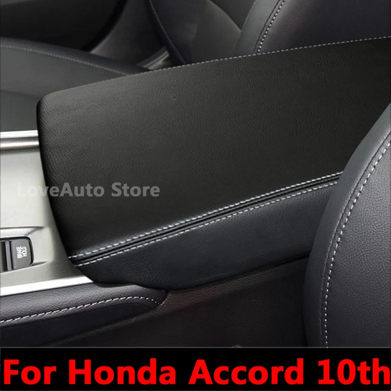 

Для Honda Accord 10th 2018 2019 2020 2021 2022 автомобильный центральный подлокотник Органайзер коробка для хранения кожаный чехол защитная накладка