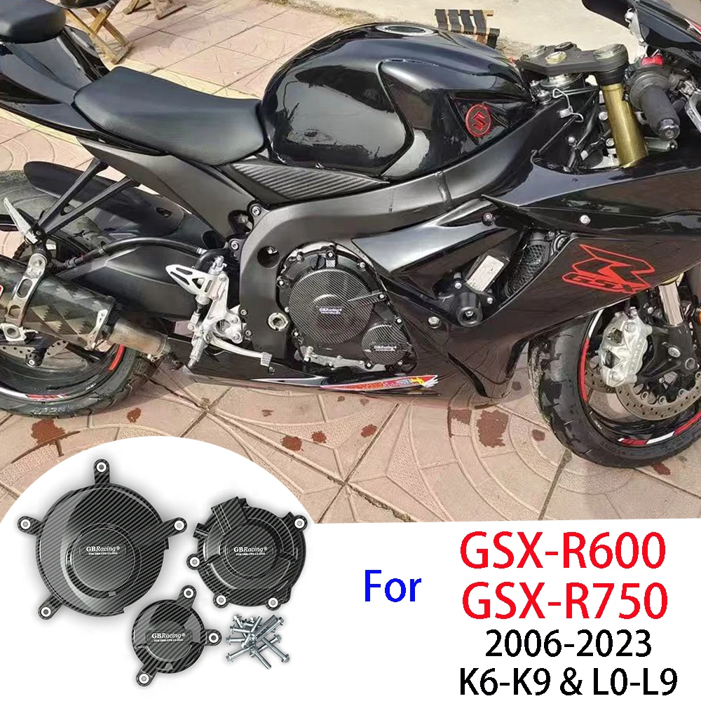 

For SUZUKI GSX-R600 GSX-R750 K6 K7 K8 K9 2006-2023 GSXR 600 GSXR 750 L0-L9 2006-2023 Motorcycles Engine Cover Protector Case