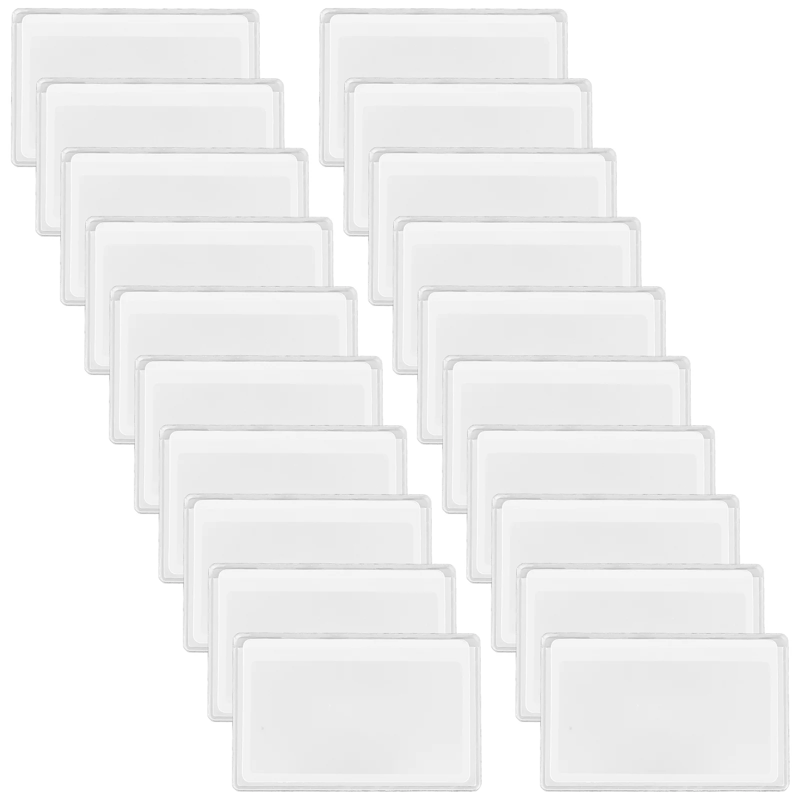 20pcs Page Magnifying Sheet For Reading Ultra-Thin Plastic Magnifier Bookmark Magnifying Sheets Plastic Bookmarks Magnifier For