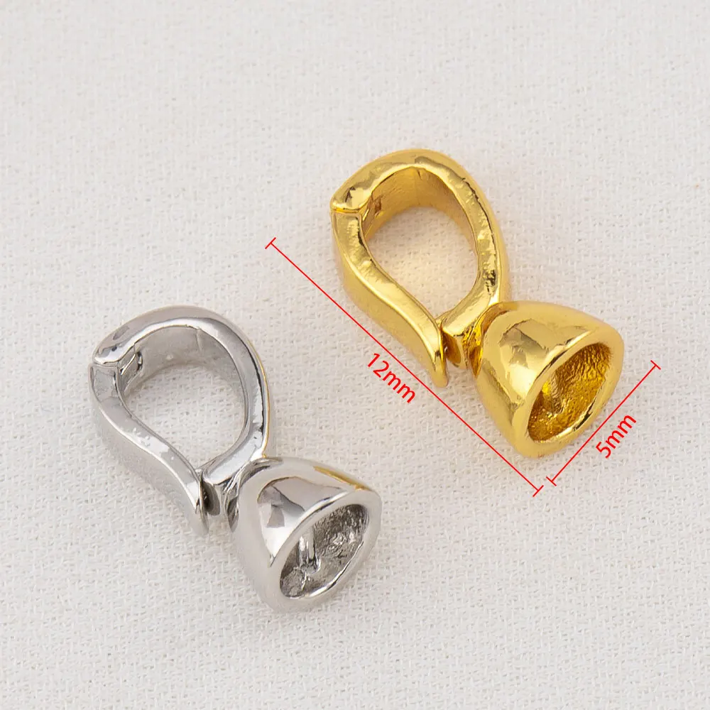 1/2/4pcs 18K Gold Color Plated Connectors Fastener Handmade Necklaces Bracelets For DIY Jewelry Making Accessories Wholesale