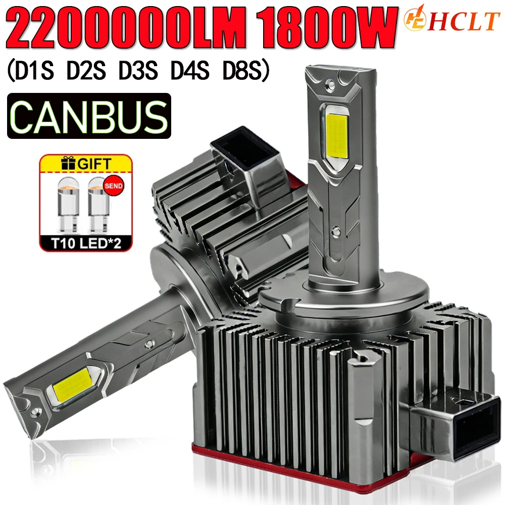 

Светодиодные лампы D1S D3S CANBUS 2200000LM, улучшенная версия 1:1 ксеноновых фар D2S D4S D1R D3R D2R D4R D8S, автомобильные лампы CANBUS без ошибок