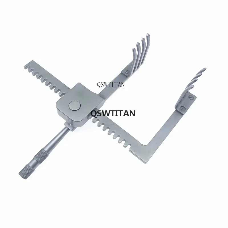Manual Distractor QSWTITAN Bone Retractor Lumbar/Rib Multifunctional 4 Prongs Orthopedic Instruments Orthopedics Retractor