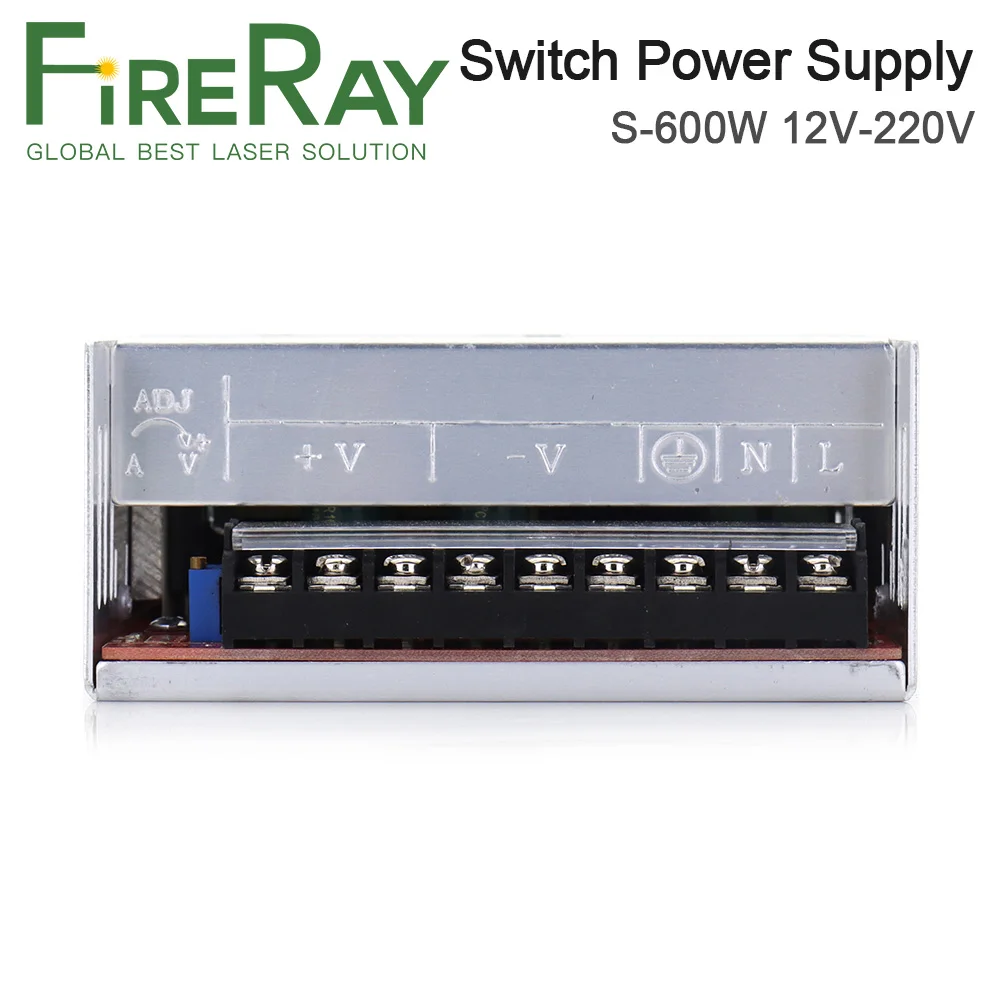 FireRay 600W Switch Power Supply S-600W DC12V-120V Single Output for Laser Machine