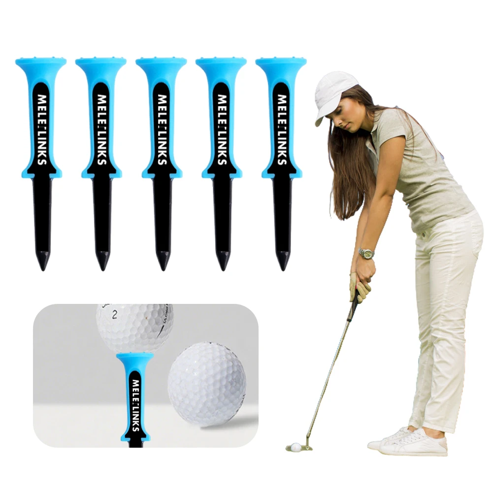 5 Pcs Golf Ball Holder Reusable Step Down Golfs Tees Golfing Ball Tee Limiter for Distance & Control Aid Tool Accessory