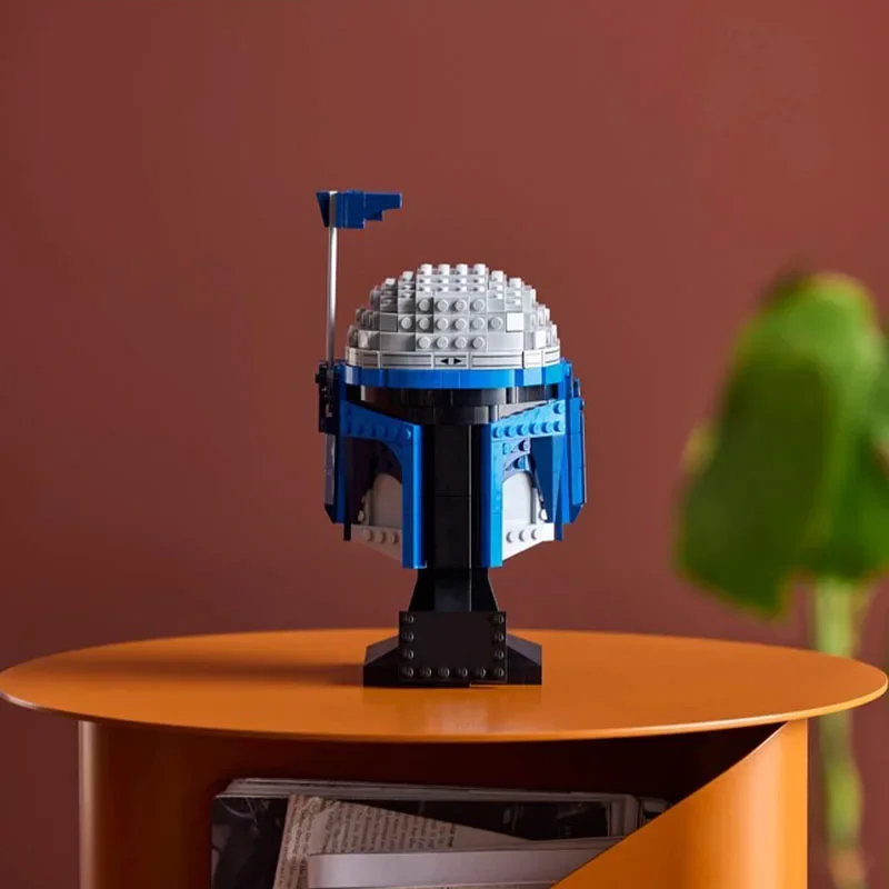 

616 штук шлема Moc Space War Fett, модель строительных блоков, сборка своими руками, развивающие игрушки, детские подарки