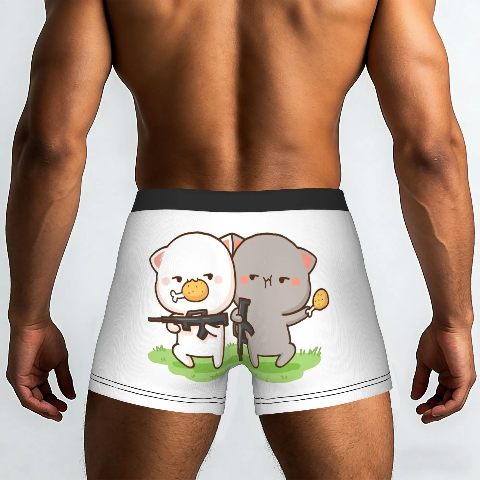 Custom 62 Underwear Men Breathable  Boxer Briefs Shorts Panties Soft Underpants For Male