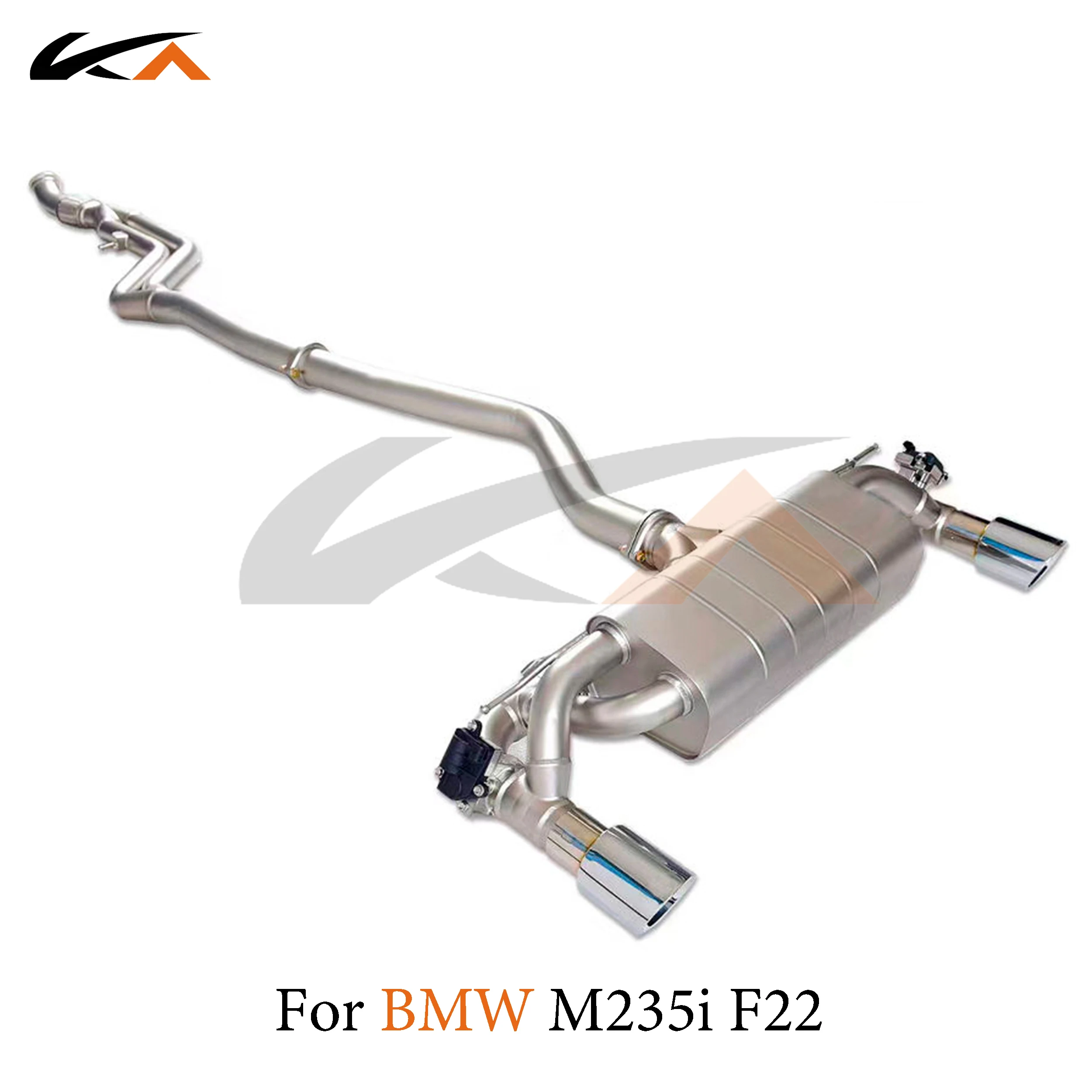 

KA Tuning exhaust system parts stainless catback for BMW M235i F22 rear section performance muffler valve