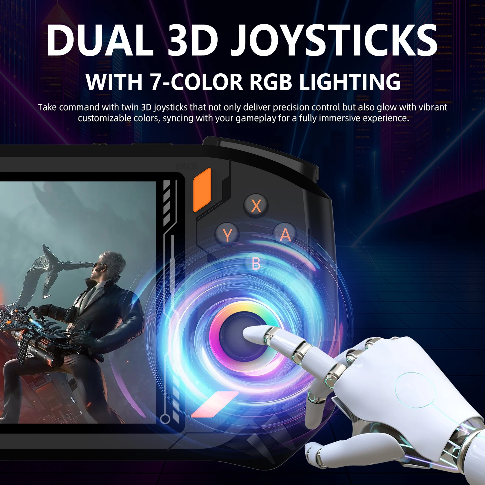 RG52 미니 휴대용 게임 콘솔 EmuELEC 시스템 2.4G WIFI 5.5인치 IPS 화면 휴대용 레트로 게임 콘솔 포켓