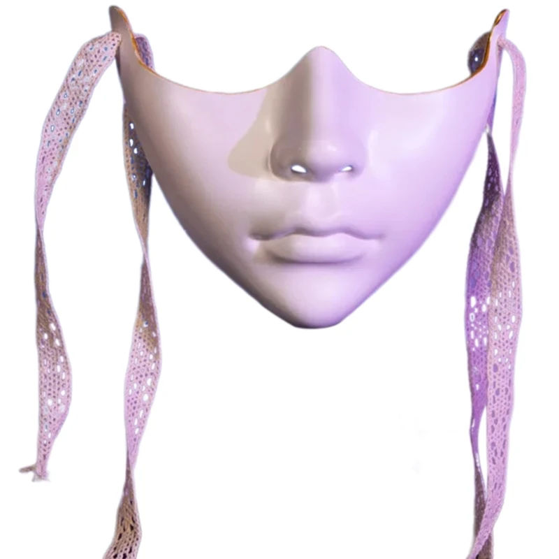 Mask Half Face Mask For Women Men Cosplay Party Photography Props image 2