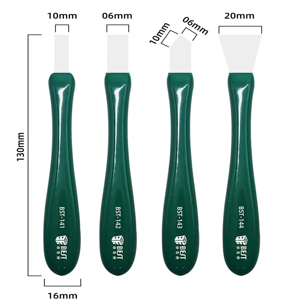 Professional Non-Magnetic Scraper Repair Set for Electronics CPU BGA Pry Open Tools Tin Glue Removal Blades Solder Paste Mixing