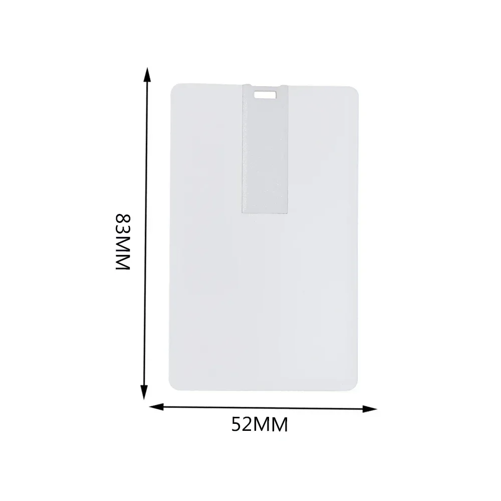 أعواد بطاقة ائتمان بيضاء يو إس بي ، طباعة صور مخصصة ، محرك أقراص فلاش ، شعار مجاني ، 4 جيجابايت ، 8 جيجابايت ، 16 جيجابايت ، 32 جيجابايت ، 10 جيجابايت ، 50 دولارًا لكل لوت