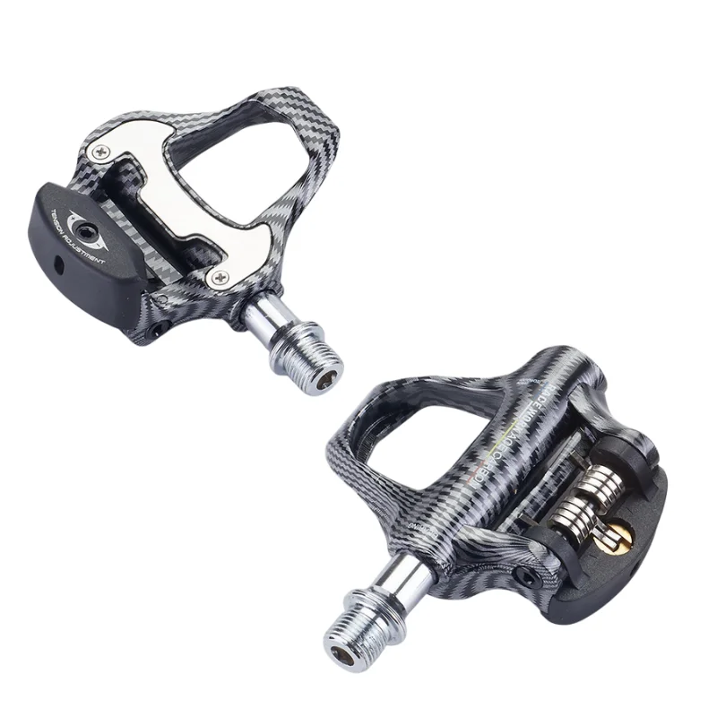 RACEWORK Light Carbon Fiber Road Bike Pedal Suitable forShimano/lookKeo Self-locking Professional Bicycle Pedals High Quality