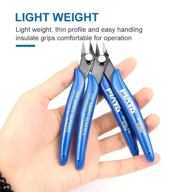 1/3/5pcs 170 Electronic Diagonal Pliers Carbon Steel Pliers Side Cutting Nippers Wire Cutter 3D Printer Parts Hand Tools image 6