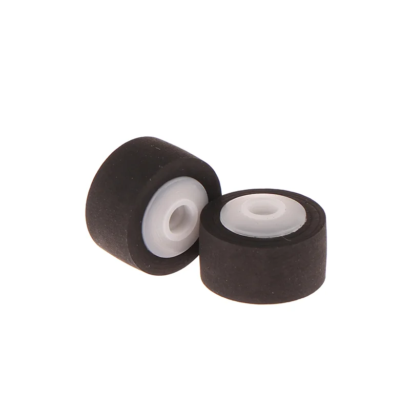 2Pcs 13x8.3x6.5x2MM Car Press Belt Cartridge Audio Radio Tape Recorder Movement Rubber Pinch Roller Stereo Cassette Deck Wheel