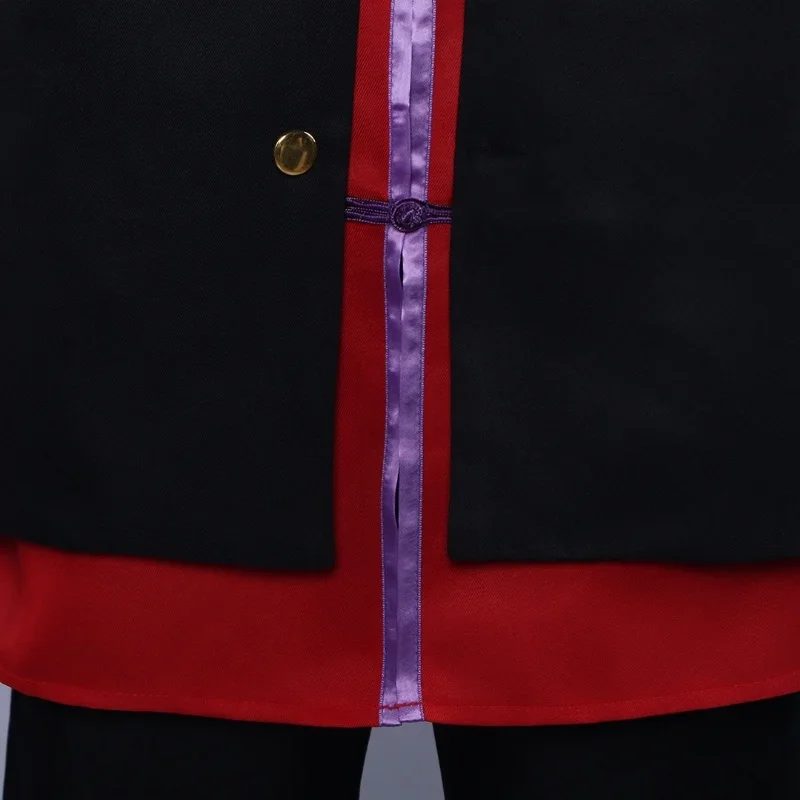 Disfraz de Cosplay de Arajin Tomoshibi, peluca negra, uniforme de Anime Bucchigiri, Bucchigiri Uniforme de escuela secundaria para niños y hombres, conjunto de pantalones, Cosplay