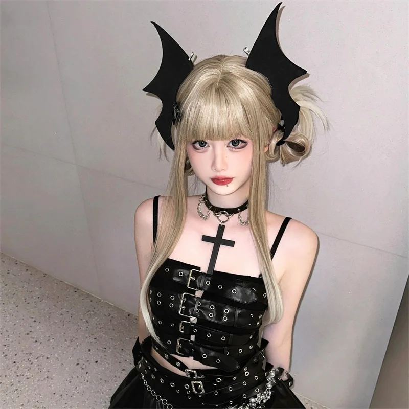 Halloween Diablo Ins Imp Wings Hairpin Side Clip Sweet Cool Goth Girl Lolita Headgear Hair Accessories